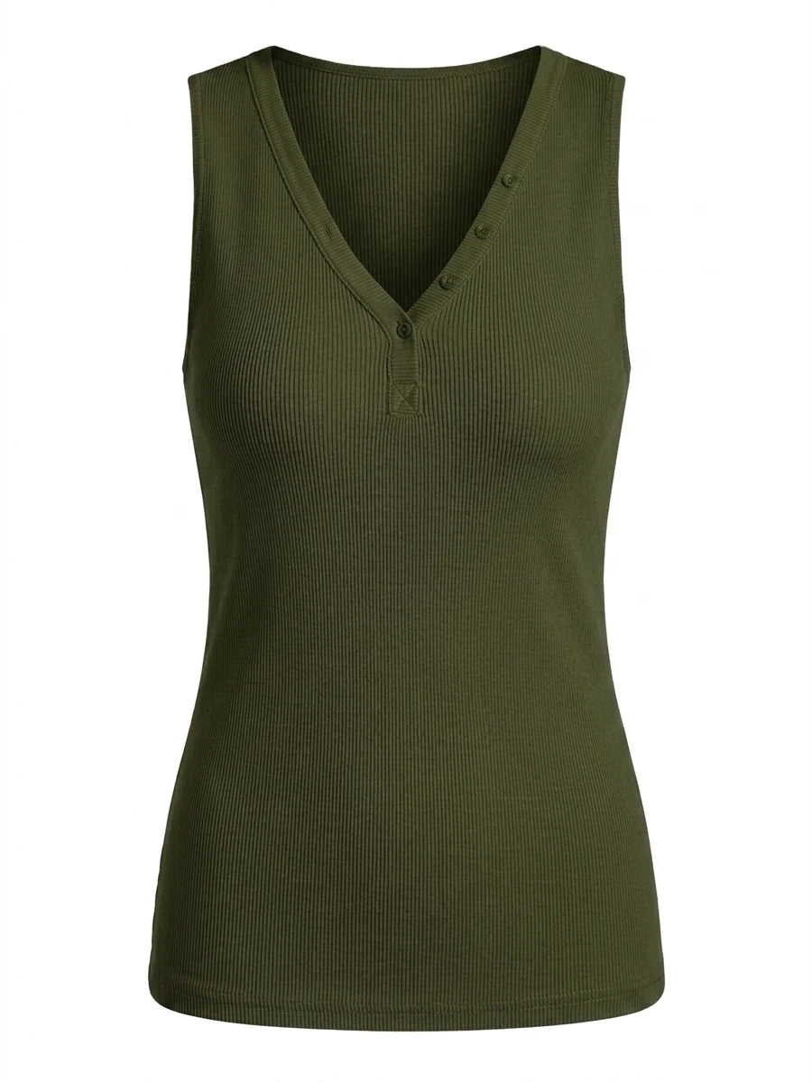 Tankaneo Women's V-Neck Tank Tops