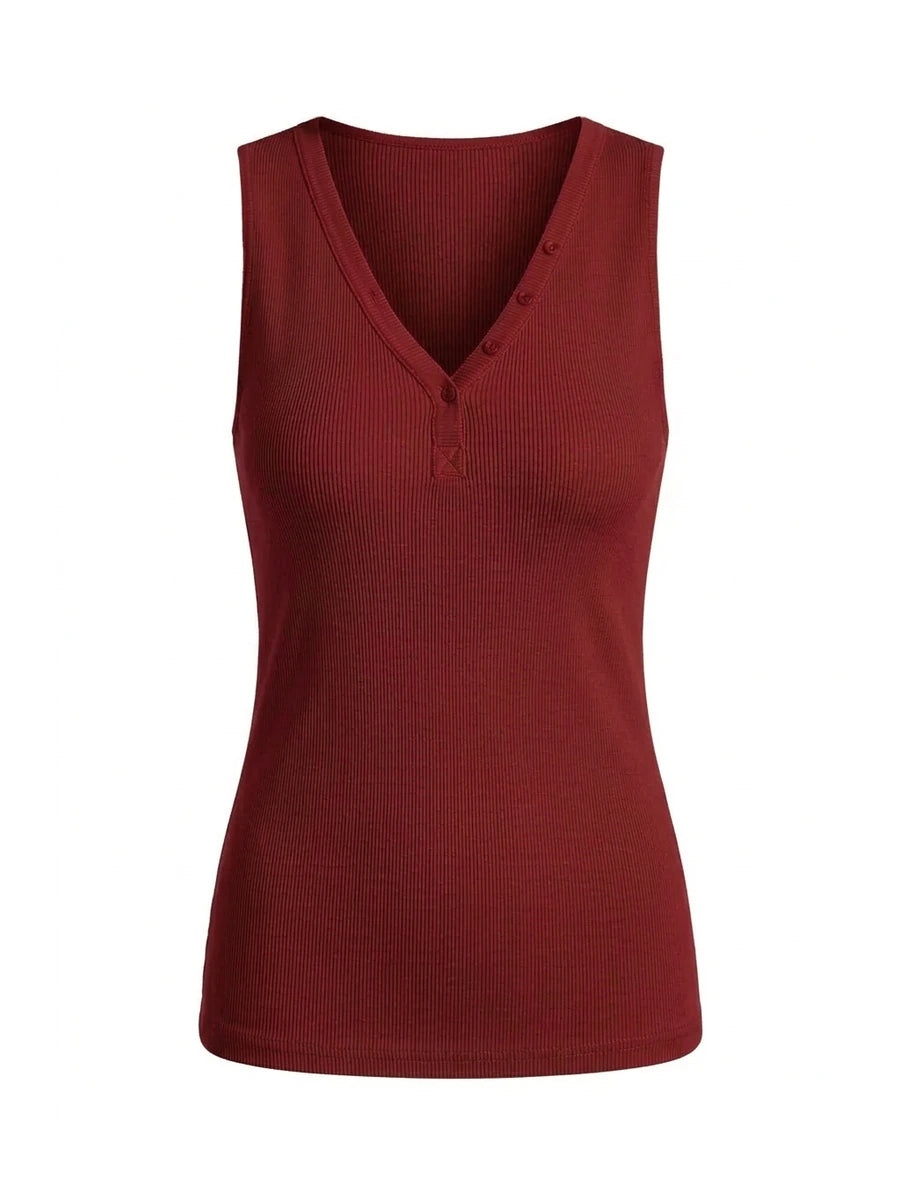 Tankaneo Women's V-Neck Tank Tops