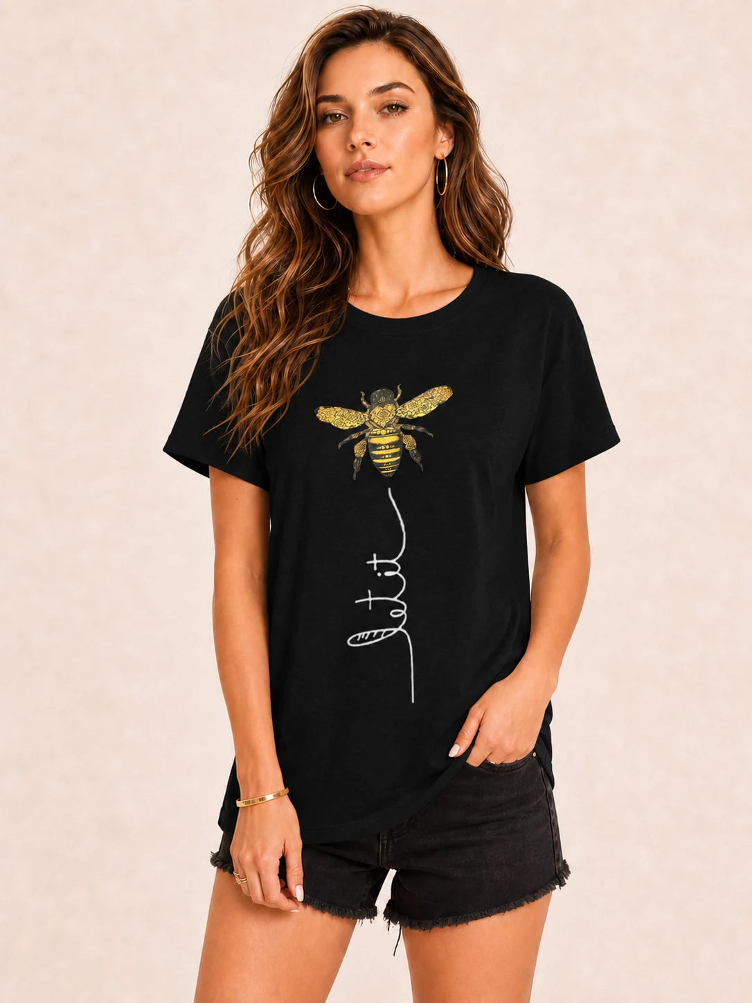 Tankaneo Women's Graphic Short Sleeve Tee