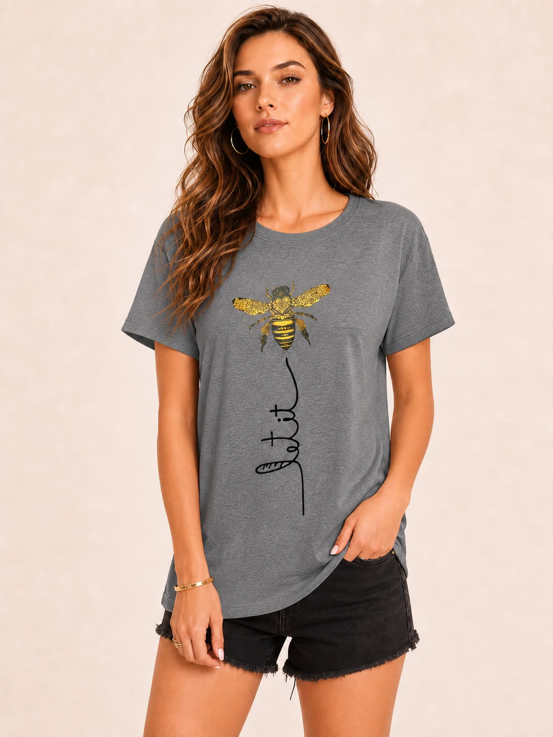 Tankaneo Women's Graphic Short Sleeve Tee