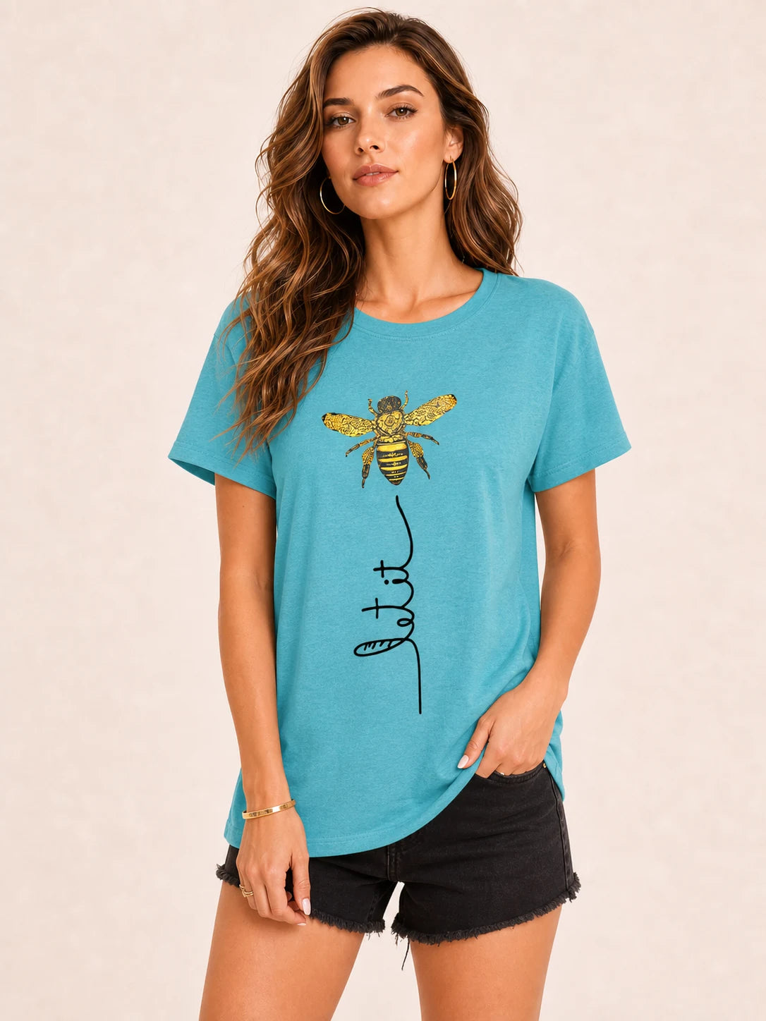 Tankaneo Women's Graphic Short Sleeve Tee