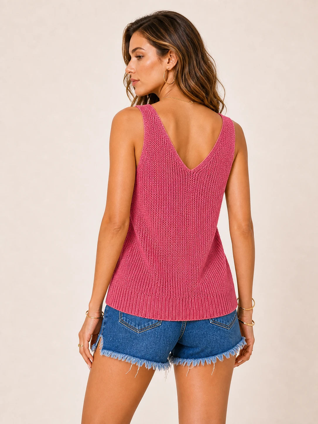 Tankaneo Women's V-Neck Sweater Vest