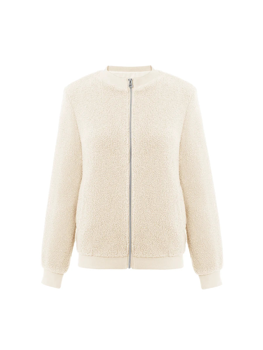 Tankaneo Women's Long Sleeve Fleece Jacket
