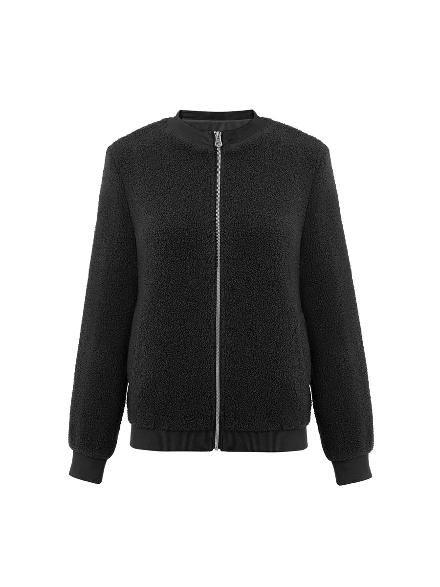 Tankaneo Women's Long Sleeve Fleece Jacket