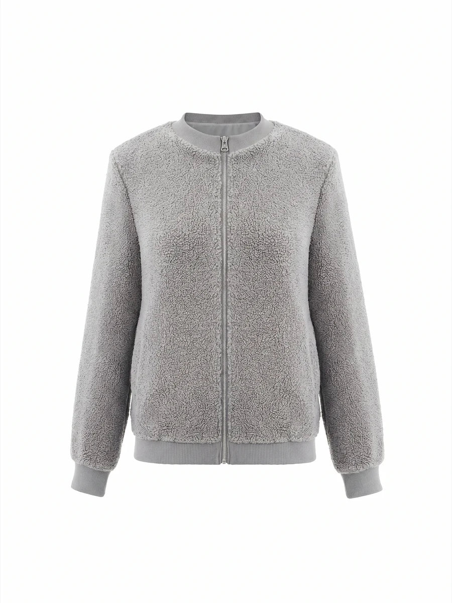 Tankaneo Women's Long Sleeve Fleece Jacket