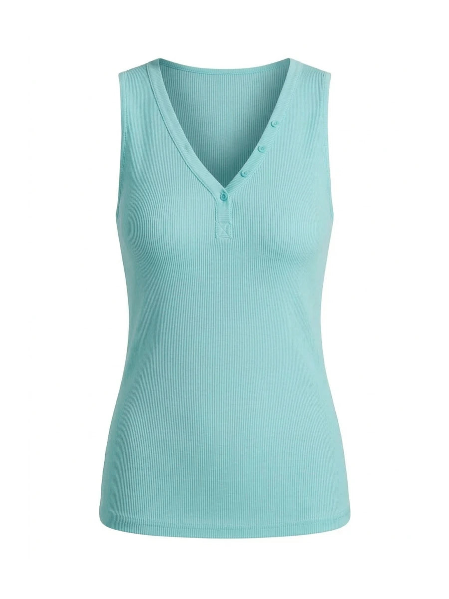 Tankaneo Women's V-Neck Tank Tops