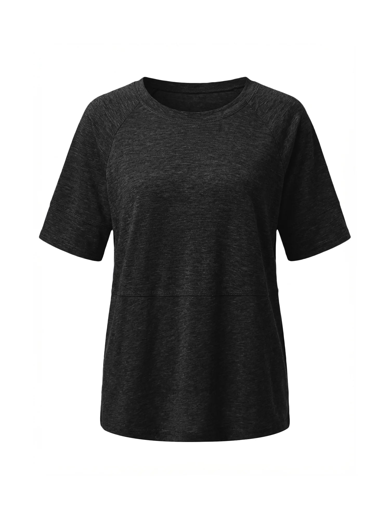 Tankaneo Women's Oversized 3/4 Sleeve Crewneck T-Shirt