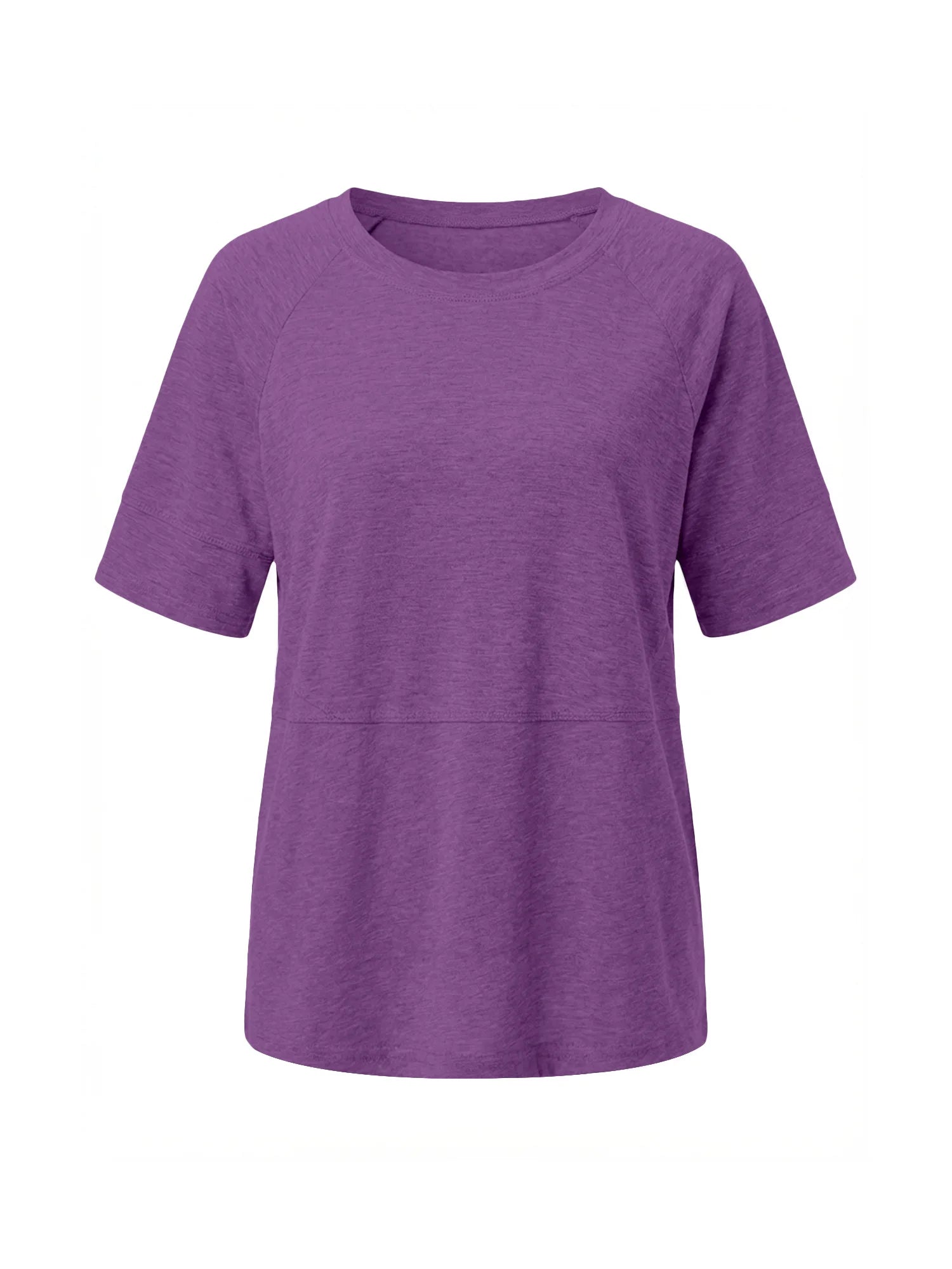 Tankaneo Women's Oversized 3/4 Sleeve Crewneck T-Shirt
