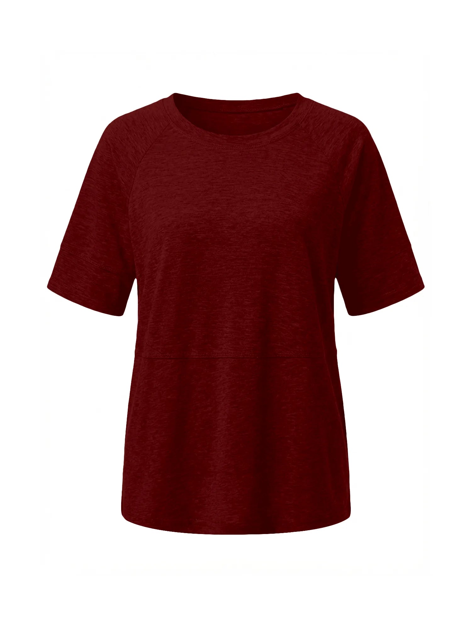 Tankaneo Women's Oversized 3/4 Sleeve Crewneck T-Shirt