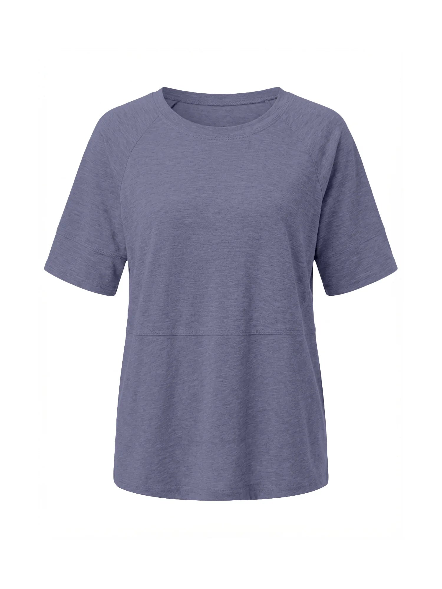 Tankaneo Women's Oversized 3/4 Sleeve Crewneck T-Shirt