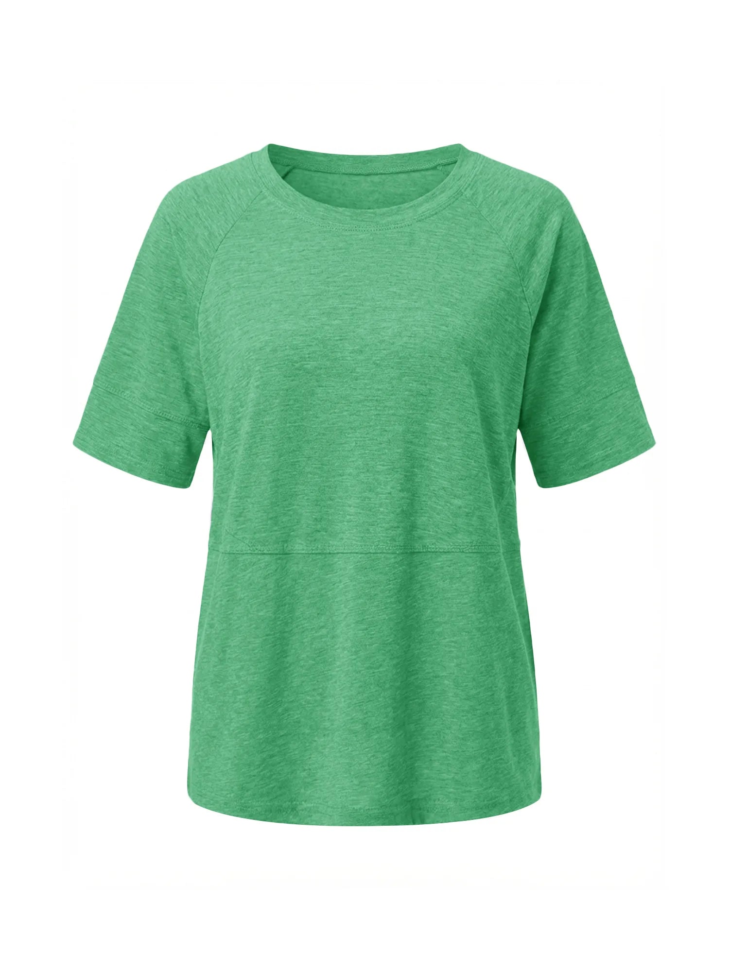 Tankaneo Women's Oversized 3/4 Sleeve Crewneck T-Shirt