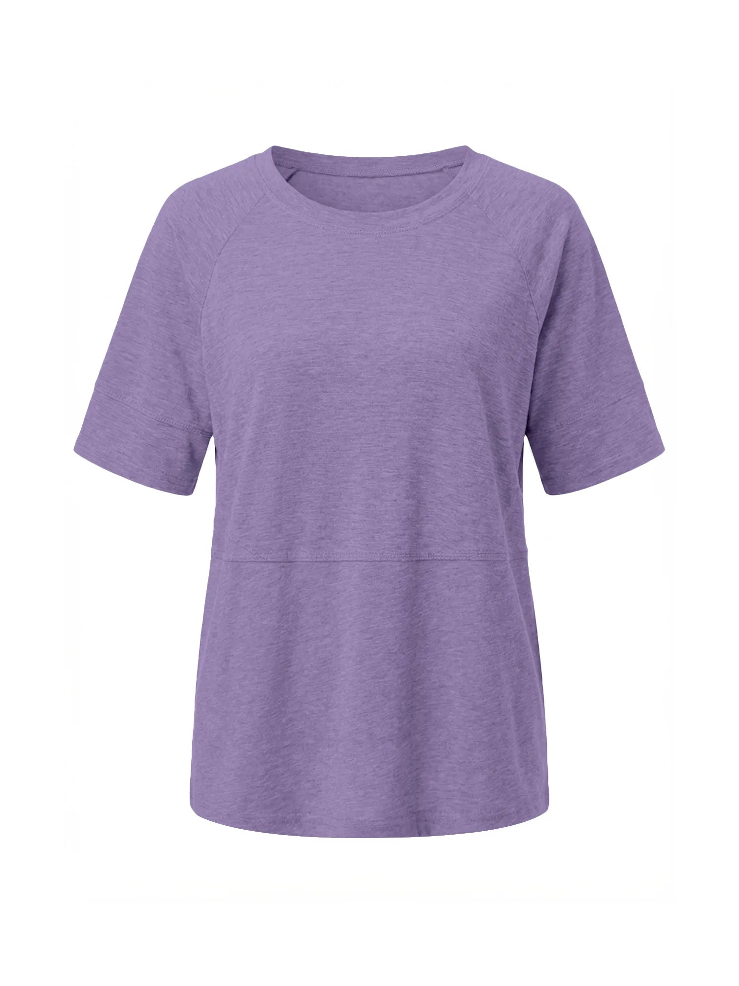 Tankaneo Women's Oversized 3/4 Sleeve Crewneck T-Shirt
