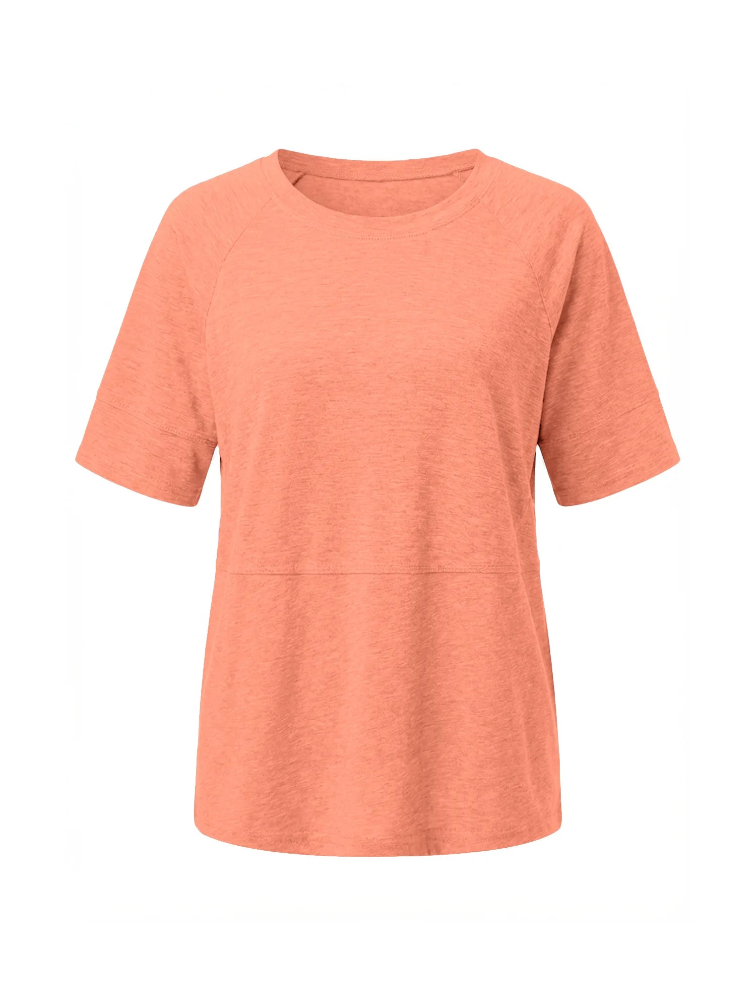 Tankaneo Women's Oversized 3/4 Sleeve Crewneck T-Shirt