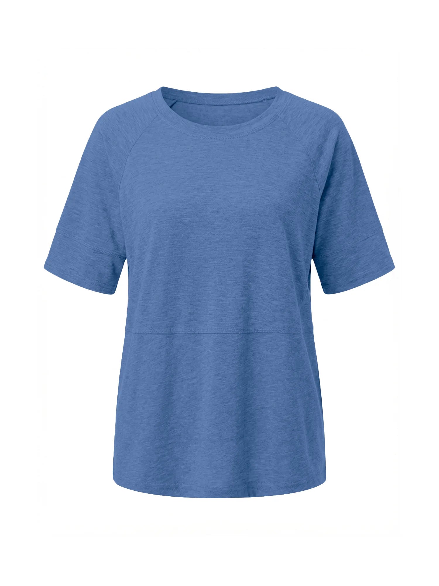 Tankaneo Women's Oversized 3/4 Sleeve Crewneck T-Shirt