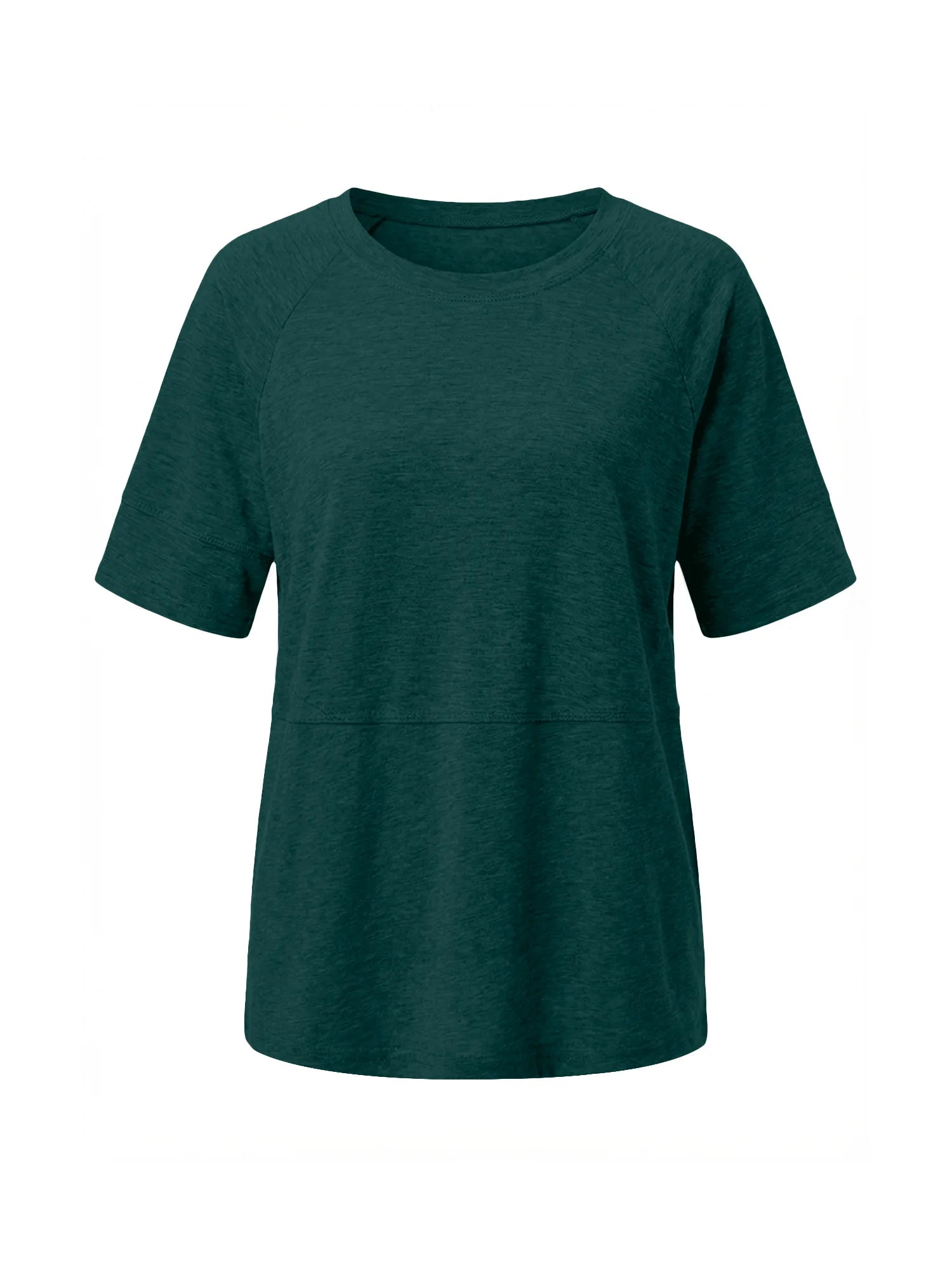 Tankaneo Women's Oversized 3/4 Sleeve Crewneck T-Shirt