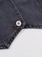 Tankaneo Women's V-Neck Denim Vest Top