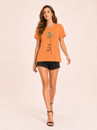Tankaneo Women's Graphic Short Sleeve Tee