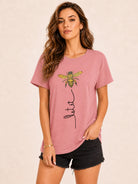 Tankaneo Women's Graphic Short Sleeve Tee