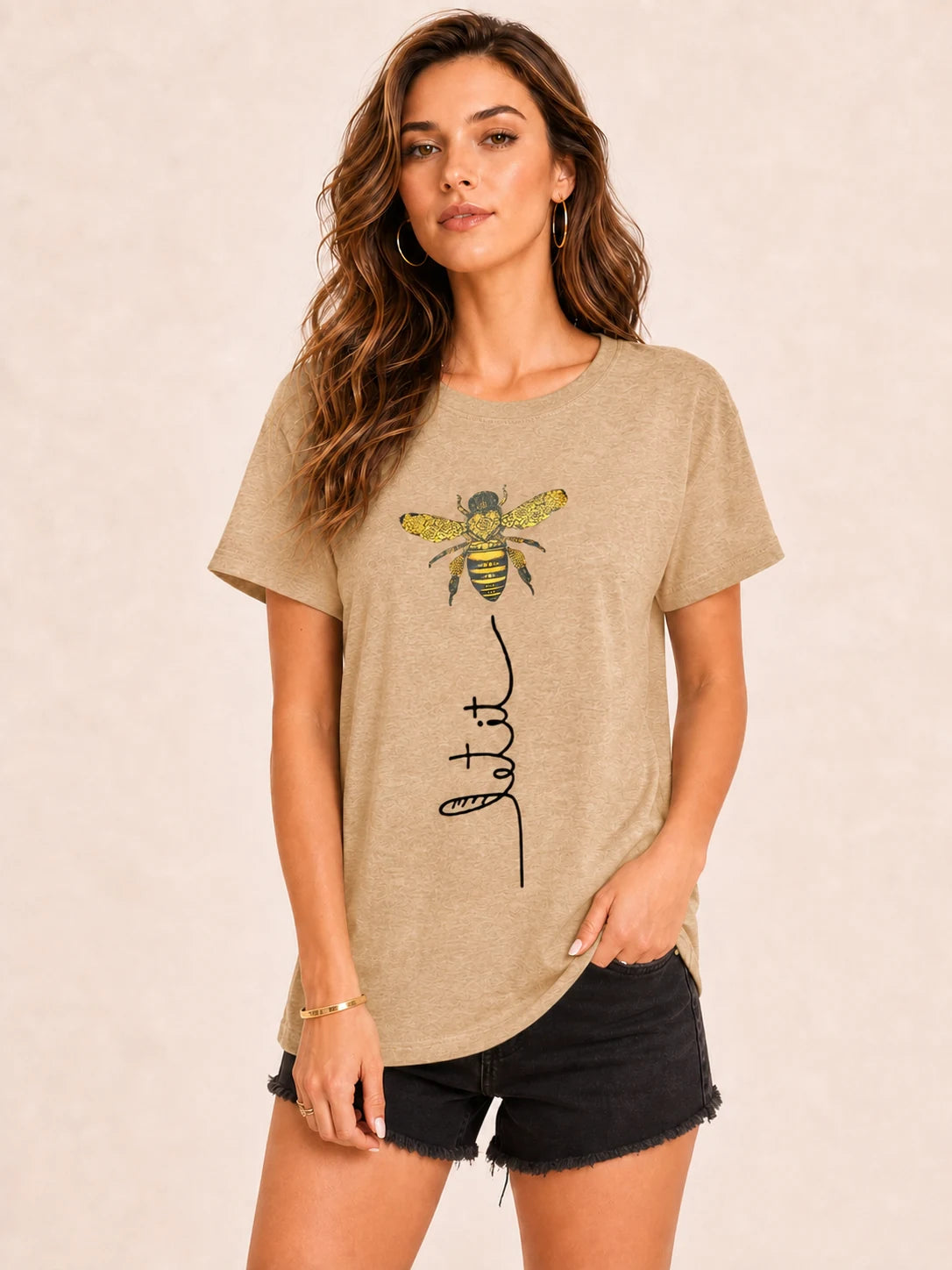 Tankaneo Women's Graphic Short Sleeve Tee