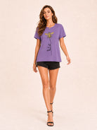 Tankaneo Women's Graphic Short Sleeve Tee