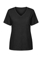 Tankaneo Women's Loose Fit V-Neck T-Shirt