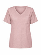 Tankaneo Women's Loose Fit V-Neck T-Shirt