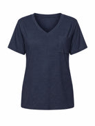 Tankaneo Women's Loose Fit V-Neck T-Shirt
