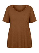 Tankaneo Women's Plus Size Crew Neck Tunic Top