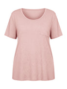 Tankaneo Women's Plus Size Crew Neck Tunic Top