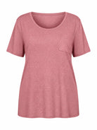 Tankaneo Women's Plus Size Crew Neck Tunic Top