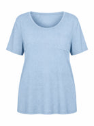 Tankaneo Women's Plus Size Crew Neck Tunic Top