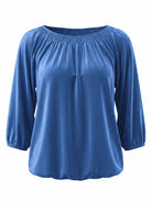Tankaneo Women's Crew Neck 3/4 Sleeve Top