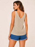 Tankaneo Women's V-Neck Sweater Vest