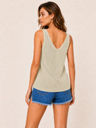 Tankaneo Women's V-Neck Sweater Vest