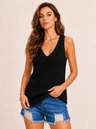 Tankaneo Women's V-Neck Sweater Vest