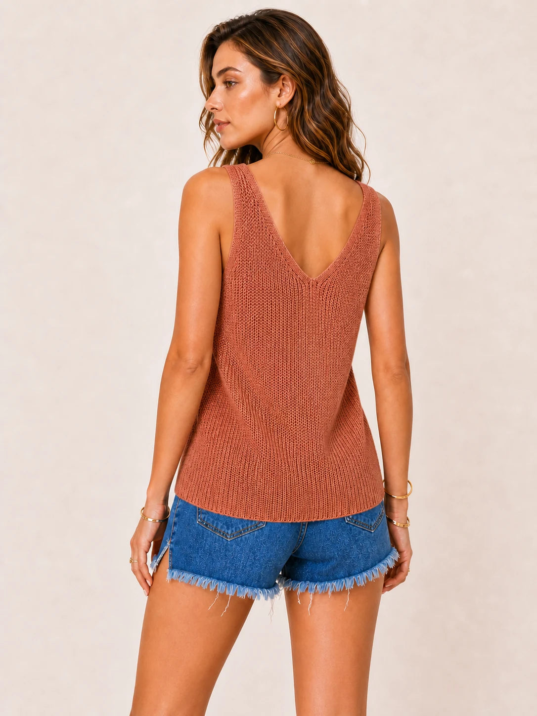 Tankaneo Women's V-Neck Sweater Vest