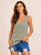 Tankaneo Women's V-Neck Sweater Vest