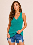 Tankaneo Women's V-Neck Sweater Vest