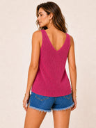 Tankaneo Women's V-Neck Sweater Vest