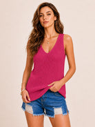 Tankaneo Women's V-Neck Sweater Vest