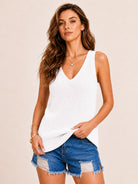 Tankaneo Women's V-Neck Sweater Vest