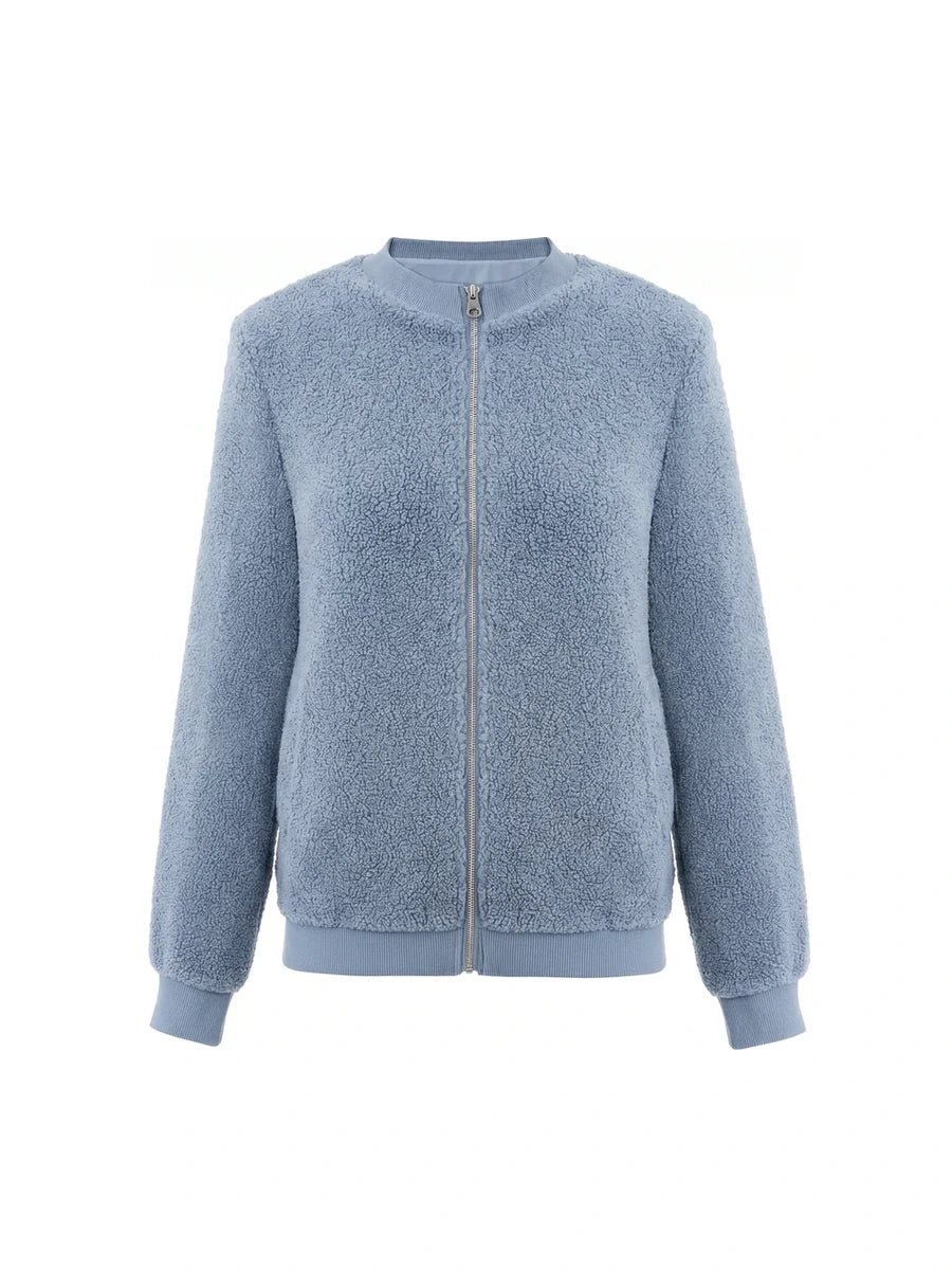 Tankaneo Women's Long Sleeve Fleece Jacket