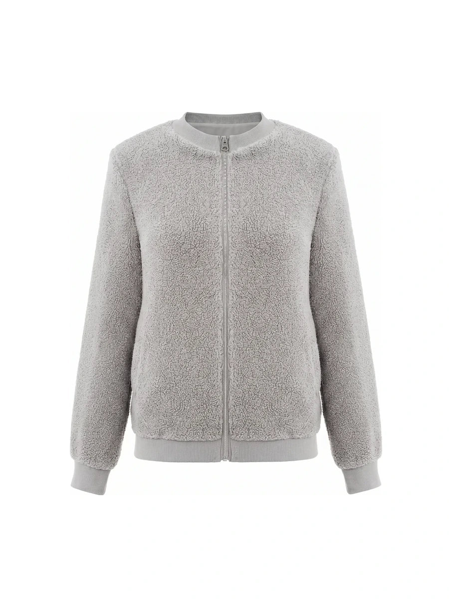 Tankaneo Women's Long Sleeve Fleece Jacket
