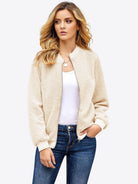 Tankaneo Women's Long Sleeve Fleece Jacket