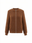 Tankaneo Women's Long Sleeve Fleece Jacket