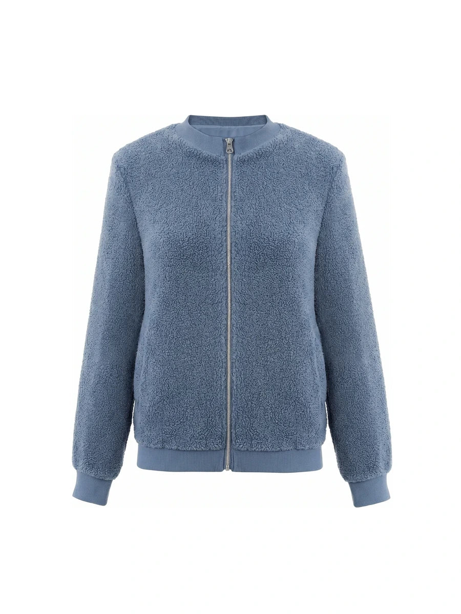 Tankaneo Women's Long Sleeve Fleece Jacket