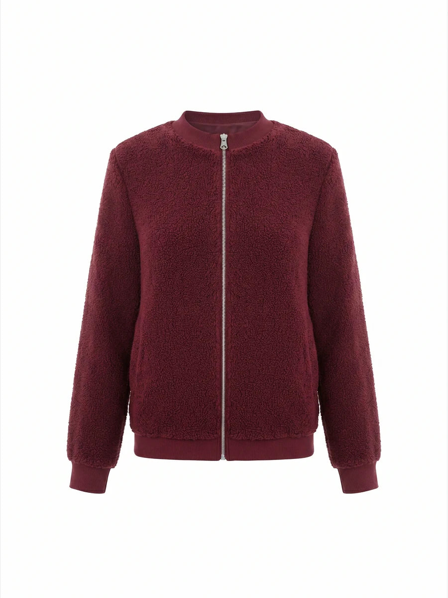Tankaneo Women's Long Sleeve Fleece Jacket