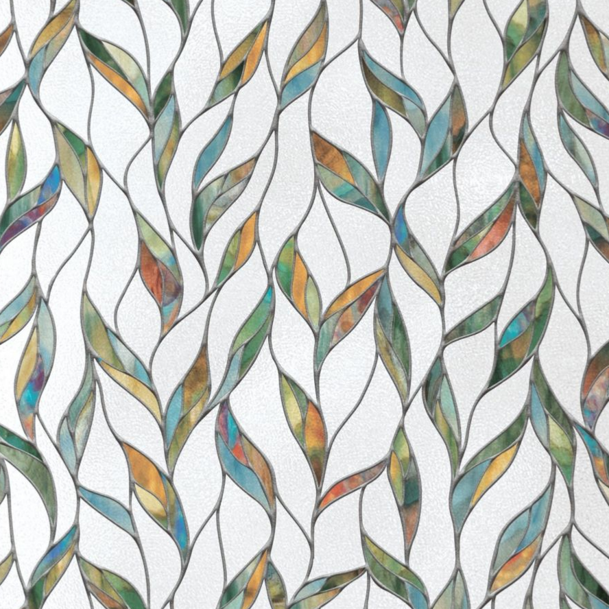 Stained Leaf Print